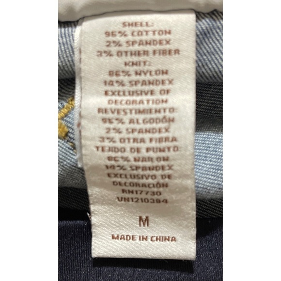 Liz Lange Maternity Ankle Skinny Distressed Jeans Size Medium - Picture 5 of 5